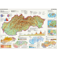 DINO Puzzle Mapa Slovenské republiky 2000 dílků