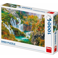 DINO Puzzle Plitvická jezera, Chorvatsko 1000 dílků