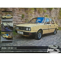 RETRO-AUTA Puzzle č. 18 Škoda 120 GLS (1982) 500 dílků