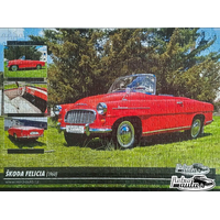 RETRO-AUTA Puzzle č. 10 Škoda Felicia (1960) 500 dílků