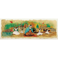 ART PUZZLE Panoramatické puzzle Konya, Turecko - koláž 1000 dílků