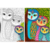 ANATOLIAN Coloring puzzle Rodina soviček 260 dílků