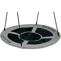 PIXINO Houpací kruh Čapí hnízdo (průměr 100cm) šedý