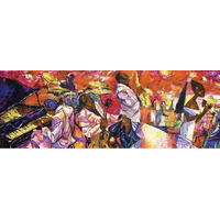 ART PUZZLE Panoramatické puzzle Barvy jazzu 1000 dílků