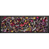 ART PUZZLE Panoramatické puzzle Prvky rytmu 1000 dílků