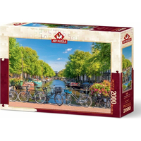ART PUZZLE Puzzle Amsterdamský kanál 2000 dílků