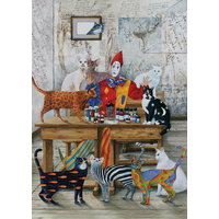 ART PUZZLE Puzzle Barevné kočky 260 dílků