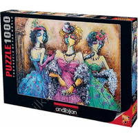 ANATOLIAN Puzzle Dámská jízda 1000 dílků