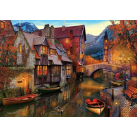 ART PUZZLE Puzzle Domy u vodního kanálu 2000 dílků