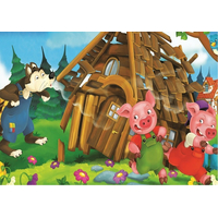 ART PUZZLE Puzzle Tři prasátka 24+35 dílků