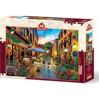 ART PUZZLE Puzzle Itálie na kole 2000 dílků