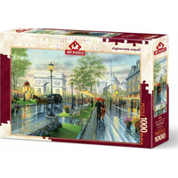 ART PUZZLE Puzzle Jarní procházka Paříží 1000 dílků