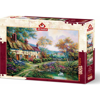 ART PUZZLE Puzzle Jarní zahrada 1500 dílků