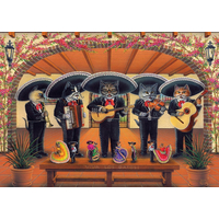 ART PUZZLE Puzzle Kočičí flamenco skupina 500 dílků