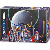 STAR Puzzle Měsíční město 1000 dílků