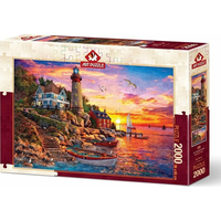 ART PUZZLE Puzzle Nádherný západ slunce 2000 dílků