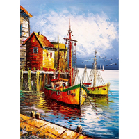 ART PUZZLE Puzzle Oranžový přístav 500 dílků