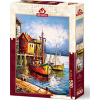ART PUZZLE Puzzle Oranžový přístav 500 dílků