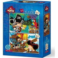 ART PUZZLE Puzzle Piráti 2x100 dílků
