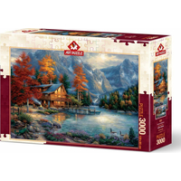 ART PUZZLE Puzzle Podzimní zrcadlení 3000 dílků