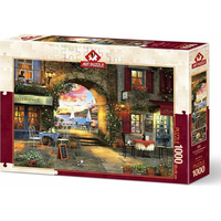 ART PUZZLE Puzzle Restaurace na pobřeží 1000 dílků