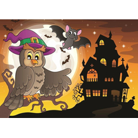 ART PUZZLE Puzzle Sova a čarodějnice 2x100 dílků