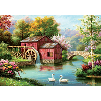 ART PUZZLE Puzzle Starý červený mlýn 1000 dílků