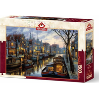 ART PUZZLE Puzzle Světla kanálu 1500 dílků
