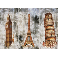 ART PUZZLE Puzzle Tři města, tři věže 1000 dílků