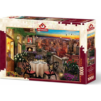 ART PUZZLE Puzzle Večeře v New Yorku 1000 dílků