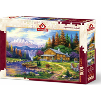 ART PUZZLE Puzzle Západ slunce v horách 1000 dílků