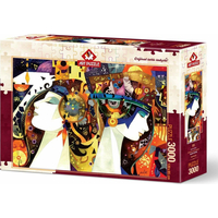 ART PUZZLE Puzzle Zatvrzelost a arogance 3000 dílků