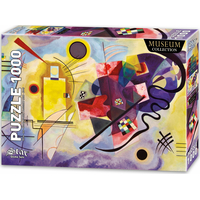 STAR Puzzle Žlutá, červená, modrá 1000 dílků