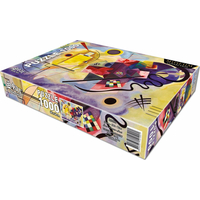 STAR Puzzle Žlutá, červená, modrá 1000 dílků