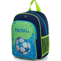 OXYBAG Dětský předškolní batoh s flitry Fotbal