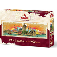 ART PUZZLE Panoramatické puzzle Istanbul - koláž 1000 dílků