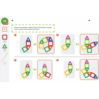 MAGFORMERS Geometrie 1: Obrázky a stavby - box 44 dílků