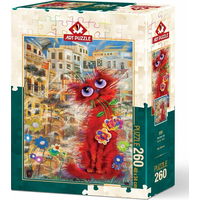 ART PUZZLE Puzzle Červená kočka 260 dílků