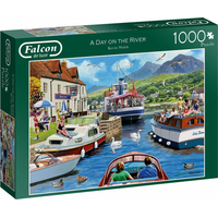 FALCON Puzzle Den u řeky 1000 dílků