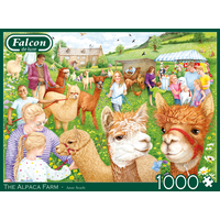 FALCON Puzzle Farma s alpakami 1000 dílků