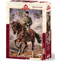 ART PUZZLE Puzzle Ghazi Mustafa Kemal na svém koni 1000 dílků