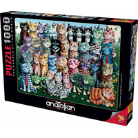 ANATOLIAN Puzzle Kočičí rodinné shledání 1000 dílků