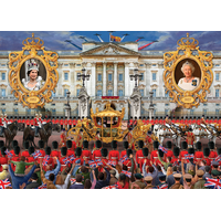 FALCON Puzzle Královnino Platinové výročí 1000 dílků