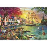 ANATOLIAN Puzzle Krásný západ slunce nad přístavem 2000 dílků