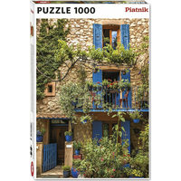 PIATNIK Puzzle Modrý balkon 1000 dílků