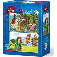 ART PUZZLE Puzzle Princeznin sen 2x100 dílků