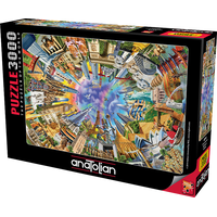 ANATOLIAN Puzzle Svět 3000 dílků