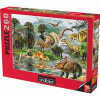 ANATOLIAN Puzzle Svět pravěkých dinosaurů 260 dílků