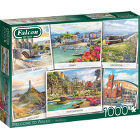 FALCON Puzzle Vítejte ve Walesu 1000 dílků