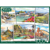 FALCON Puzzle Vítejte ve Walesu 1000 dílků